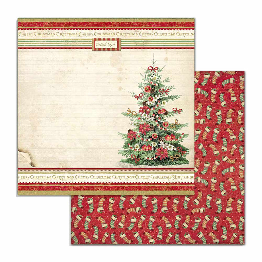 Stamperia Christmas Gift & Cups Border Stencil for Mixed Media – Decoupage  Napkins.Com