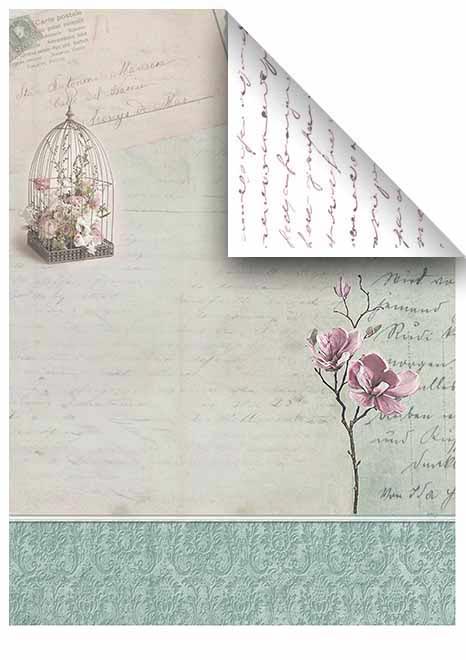 STAMPERIA 8x8 Paper Pack: Romantic Collection - Garden House