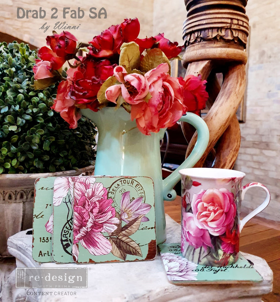 Shop Dreamy Florals Flowers ReDesign with Prima Rub on Transfer