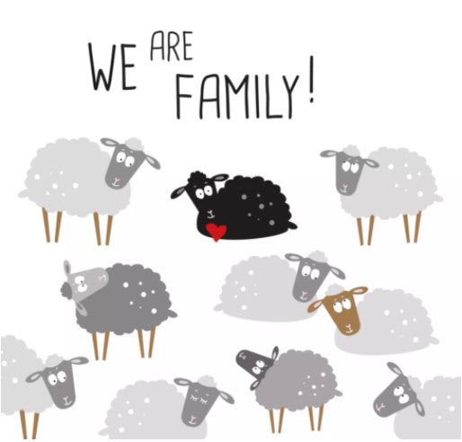 Shop We are Family Sheep Decoupage Paper Napkins are of exceptional quality and imported from Europe. This makes them ideal for Decoupage Crafting, DIY craft projects, Scrapbooking, Mixed Media