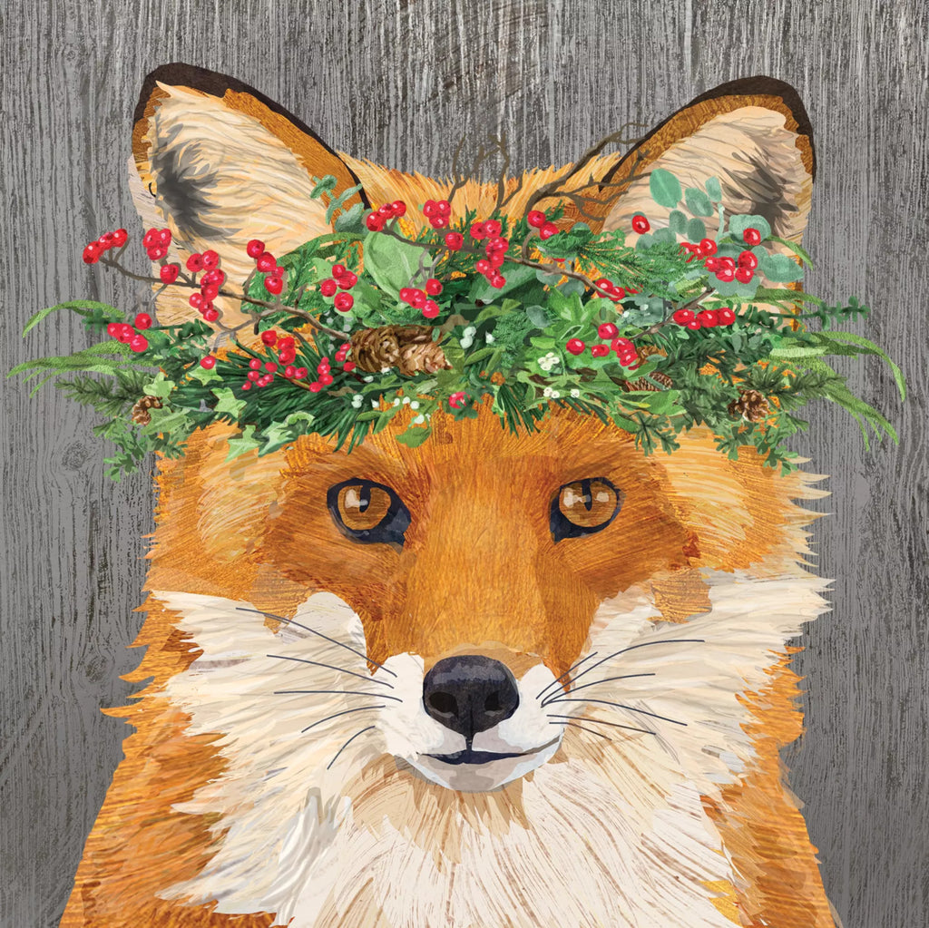 These Winter Berry Fox Decoupage Paper Napkins are of exceptional quality and imported from Europe. They are 3-ply. Ideal for Decoupage Crafting, DIY craft projects, Scrapbooking