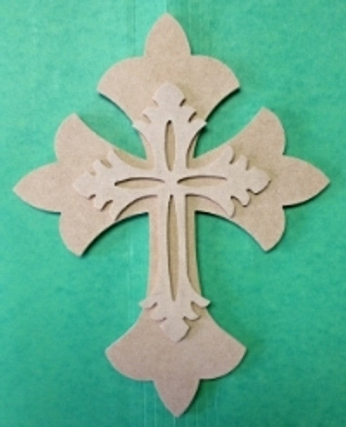 Small Cross Kit - Wood Shape 9.5" Find top quality MDF wood craft cut outs for decoupage. Wooden shapes make great home décor projects,
