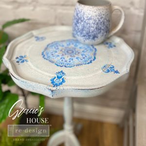 ReDesign with Prima Artisinal Tile Decor Transfers® are easy to use rub-on transfers for Furniture and Mixed Media uses. Simply peel, rub-on and transfer