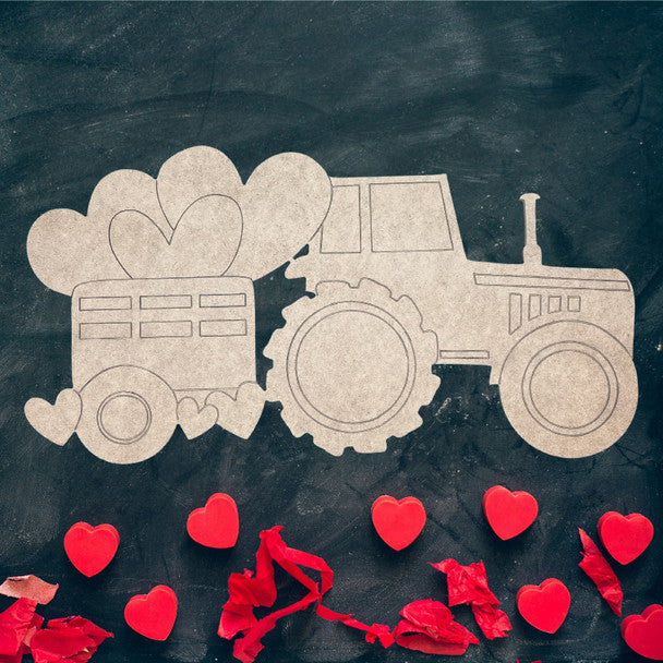 The Love Tractor - Wood Shape 10" Find top quality MDF wood craft cut outs for decoupage. Wooden shapes make great home décor projects