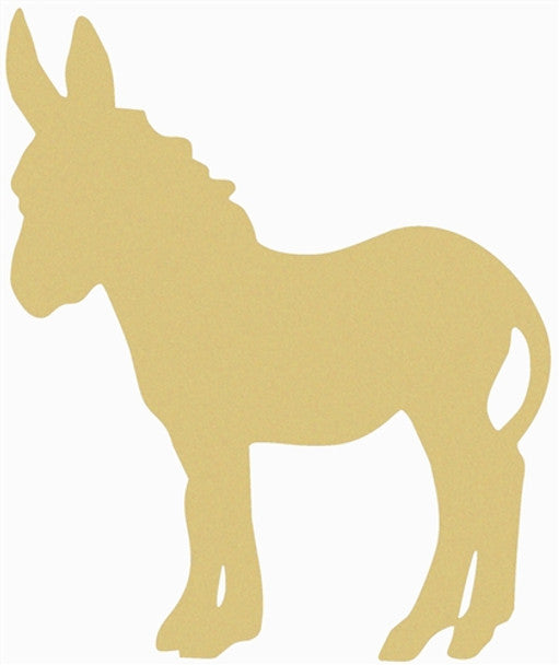 Donkey - Wood Shape 10" Find top quality MDF wood craft cut outs for decoupage. Wooden shapes make great home décor projects
