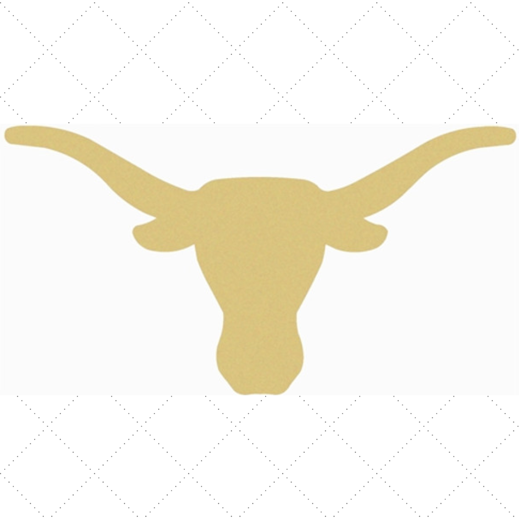 Longhorn - Wood Shape 10" Find top quality MDF wood craft cut outs for decoupage. Wooden shapes make great home décor projects
