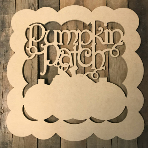 Pumpkin Patch - Wood Shape 12" Find top quality MDF wood craft cut outs for decoupage. Wooden shapes make great home décor projects