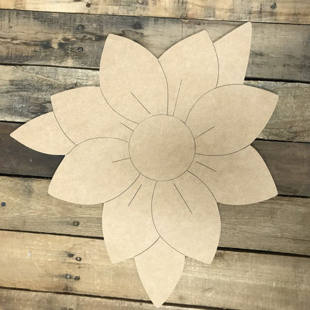 Magnolia - Wood Shape 10" Find top quality MDF wood craft cut outs for decoupage. Wooden shapes make great home décor projects