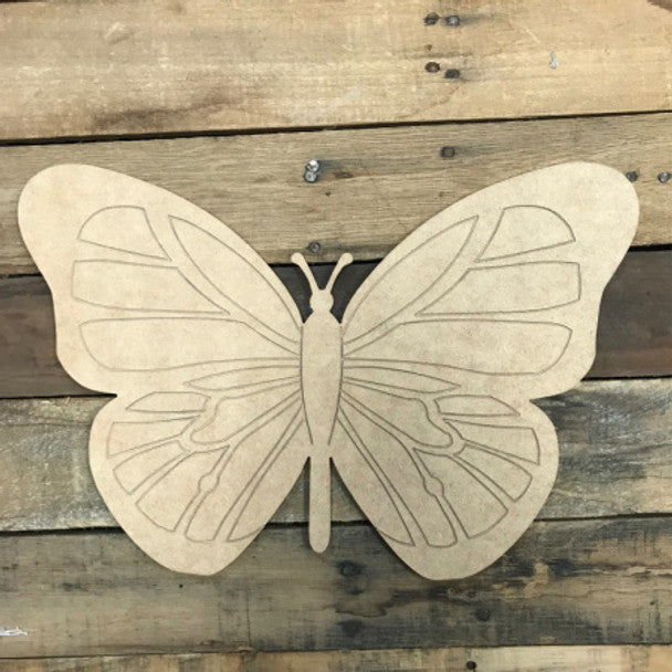 Butterfly - Wood Shape 10" gifts and wall hangings. Find top quality MDF wood craft cut outs for decoupage. Wooden shapes make great home décor projects