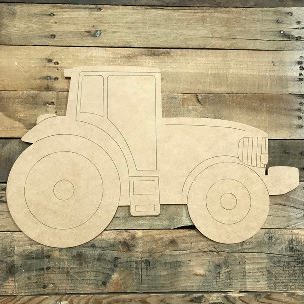 Tractor - Wood Shape 10" Find top quality MDF wood craft cut outs for decoupage. Wooden shapes make great home décor projects