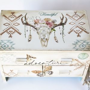 ReDesign with Prima Bohemian Solstice Decor Transfers® are easy to use rub-on transfers for Furniture and Mixed Media uses. Simply peel, rub-on and transfer. 