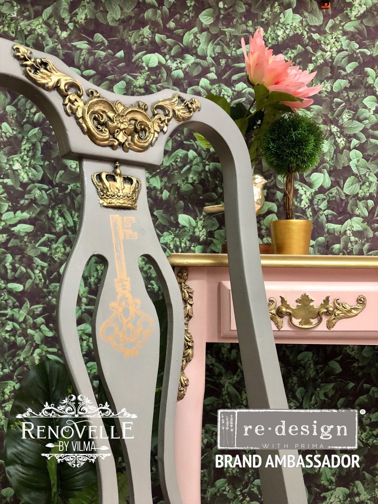 ReDesign with Prima - Decor Mold 5x8 Pattern: Baroque Swirls. Heat resistant and food safe. Breathe new life into your furniture, frames, plaques, boxes, scrapbooks, journals. 