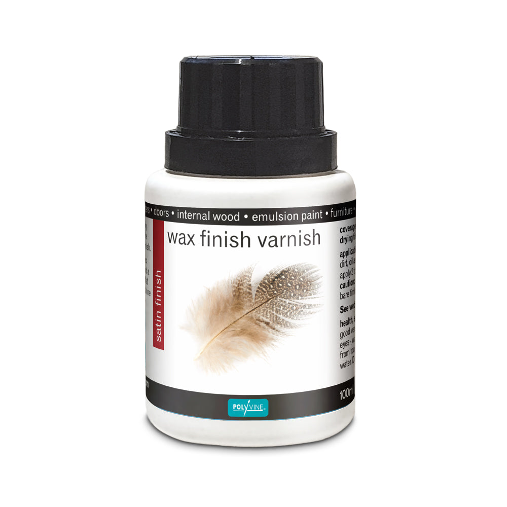 Polyvine VWFC5 Wax Finish Varnish Satin Finish From £18.58