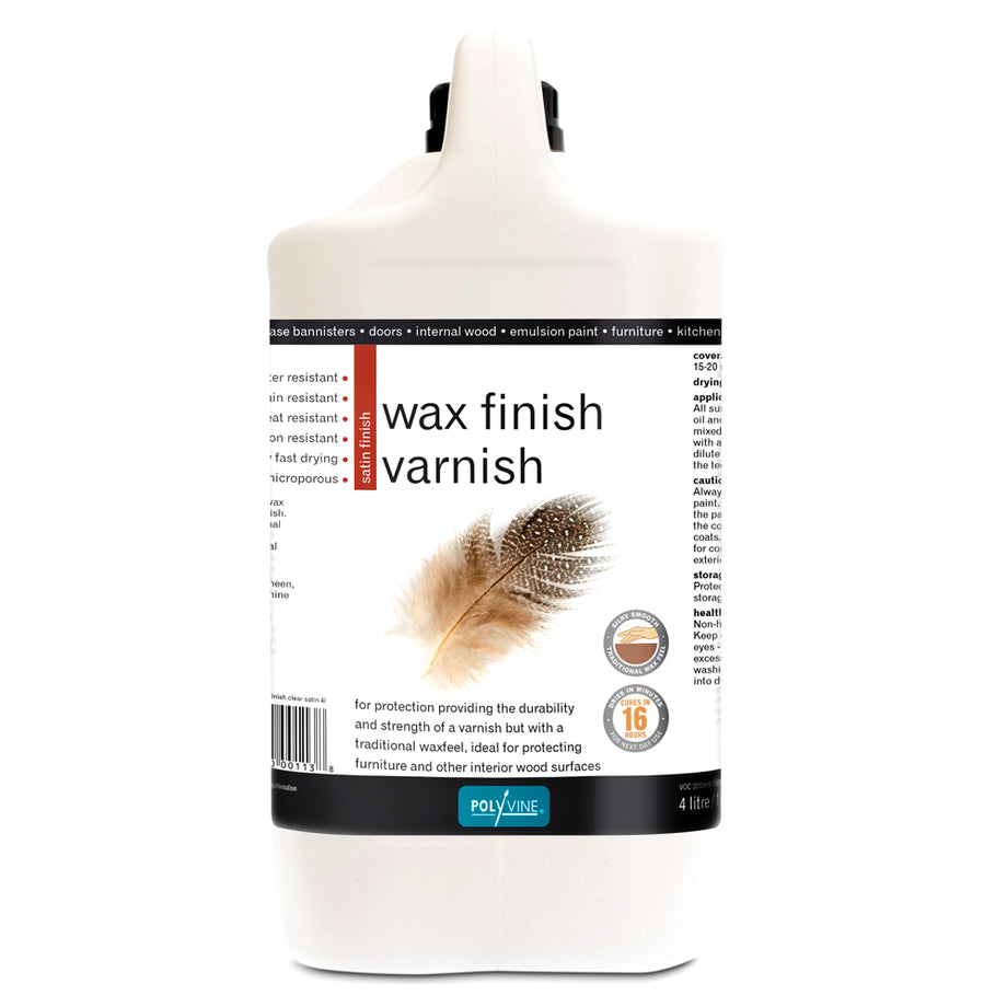 Polyvine - WAX Finish Varnish - TAUPE - Dead Flat - Nl/Fr - 500ml
